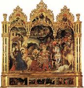 Gentile da Fabriano Adoration of the Magi and Other Scenes china oil painting reproduction